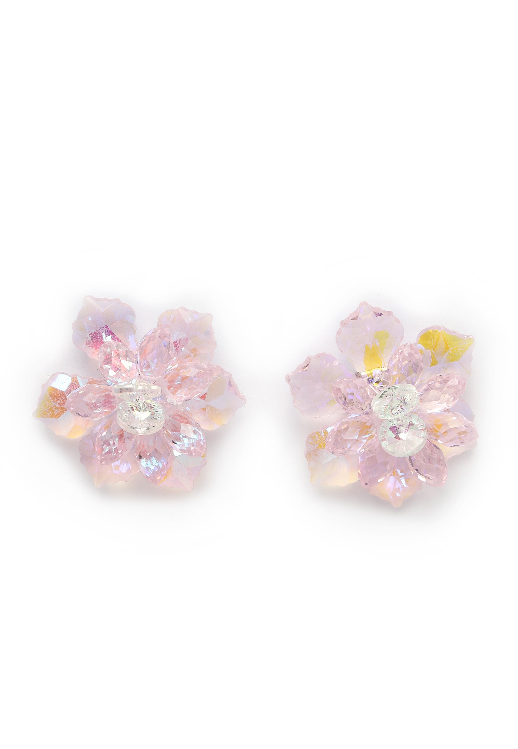 Petite Pink Petal Studs