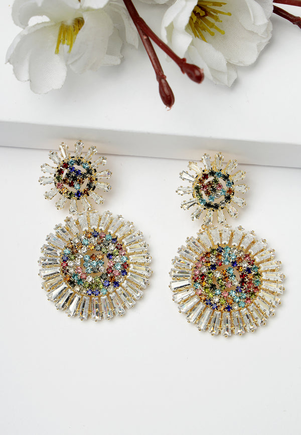 Luxurious Cubic Drop Earring