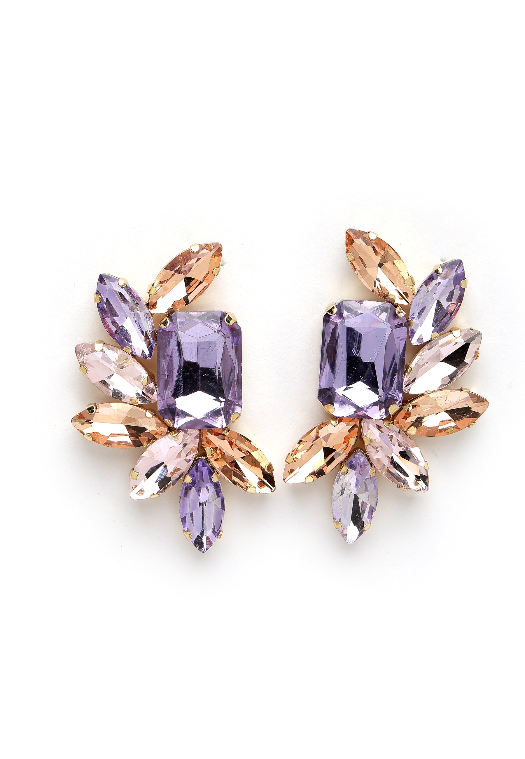 Blossoming Purple Studs