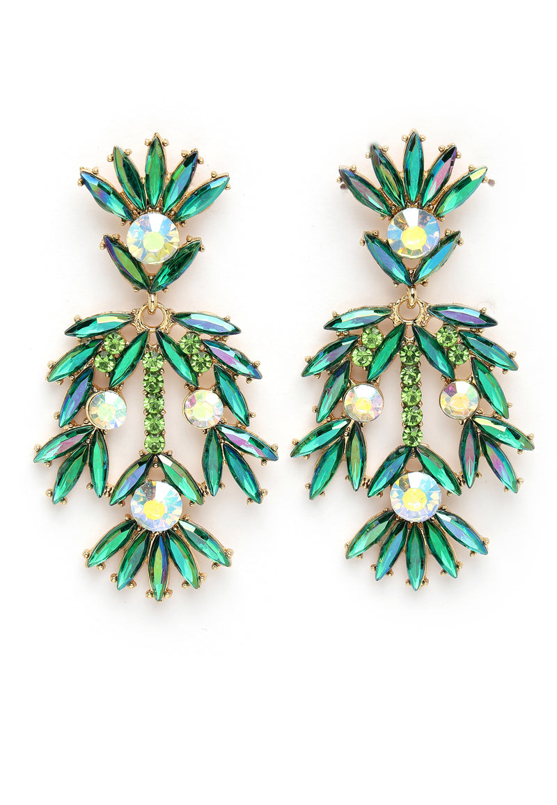 Earrings Plume Floral Fancy