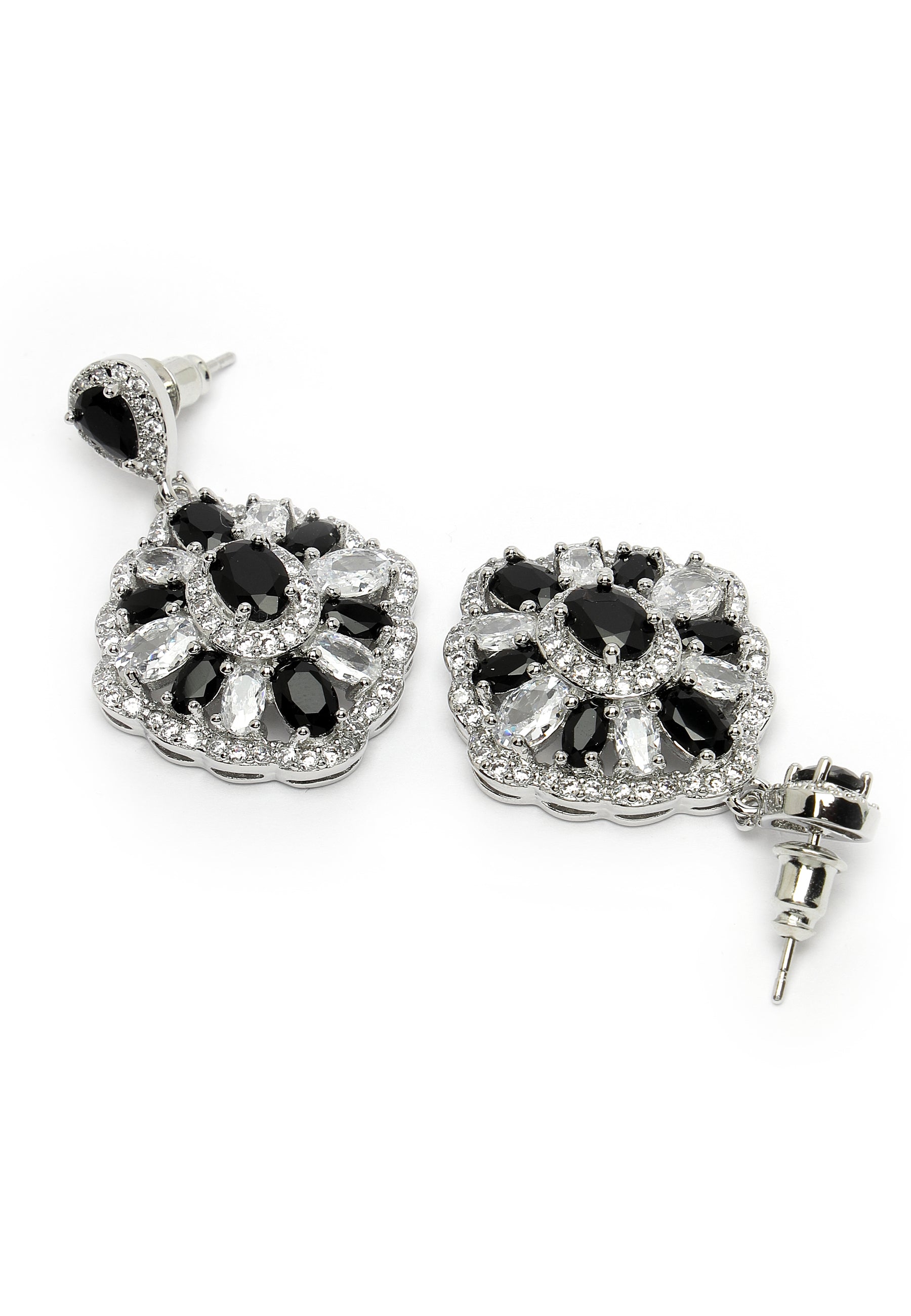 Cubic Zirconia Statement Earrings