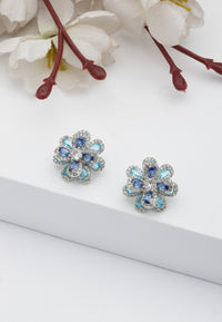 Pendientes de Stud Florales en Flor