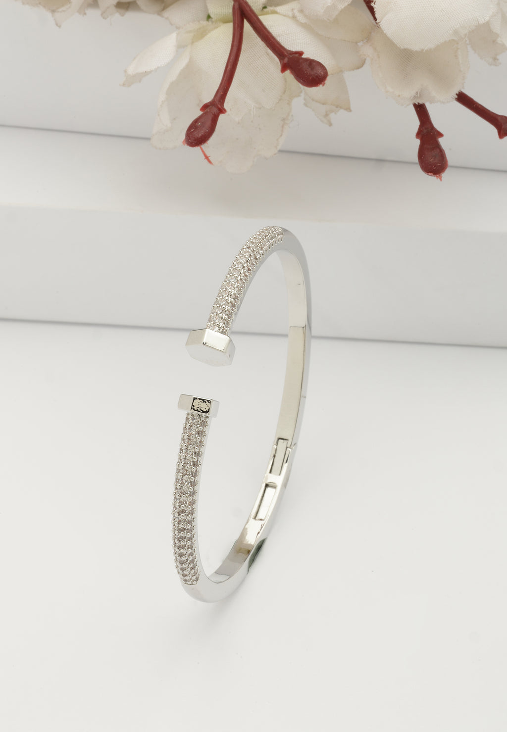 Silver Dazzling Bangle