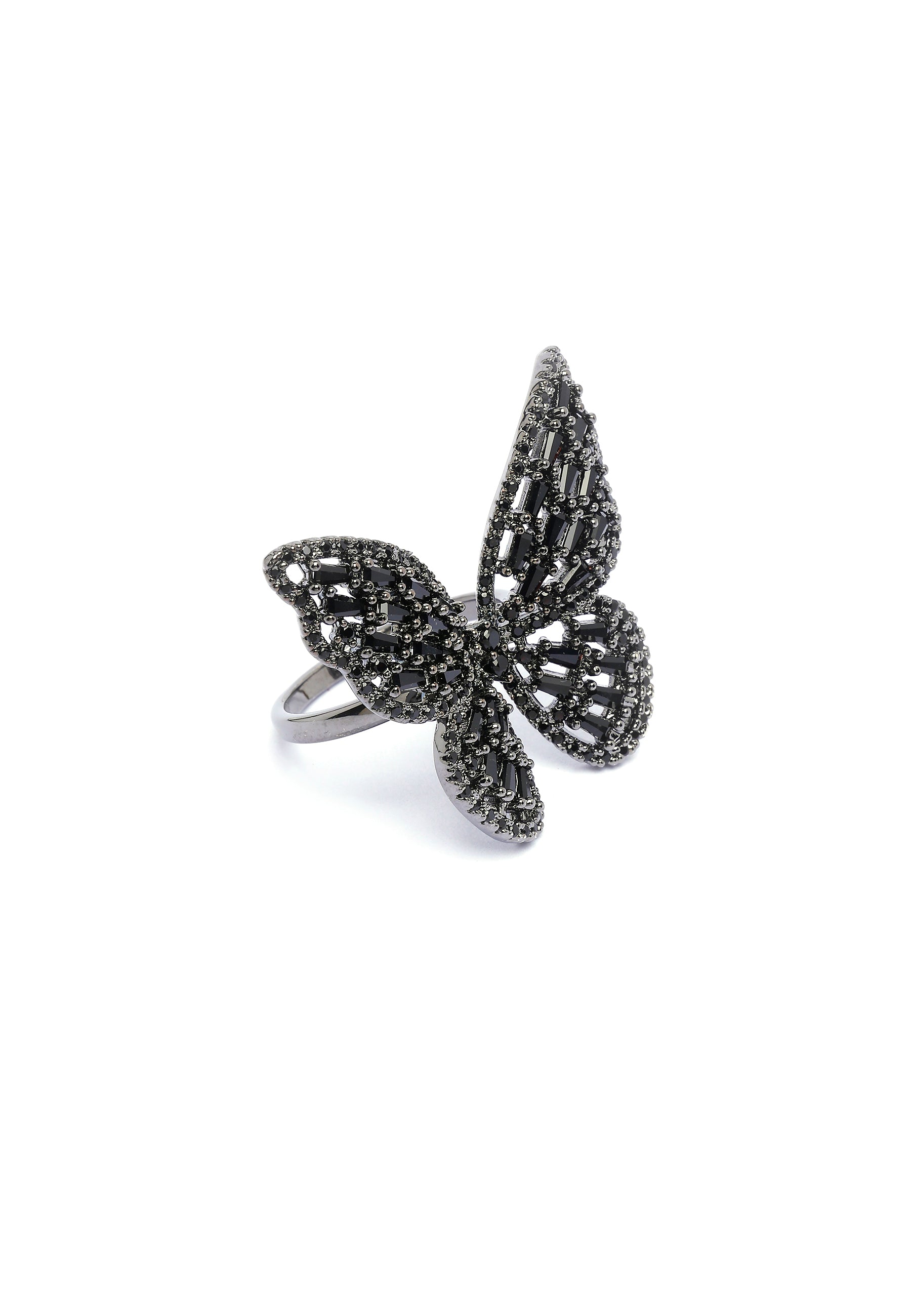 Anillo de Mariposa Contemporáneo