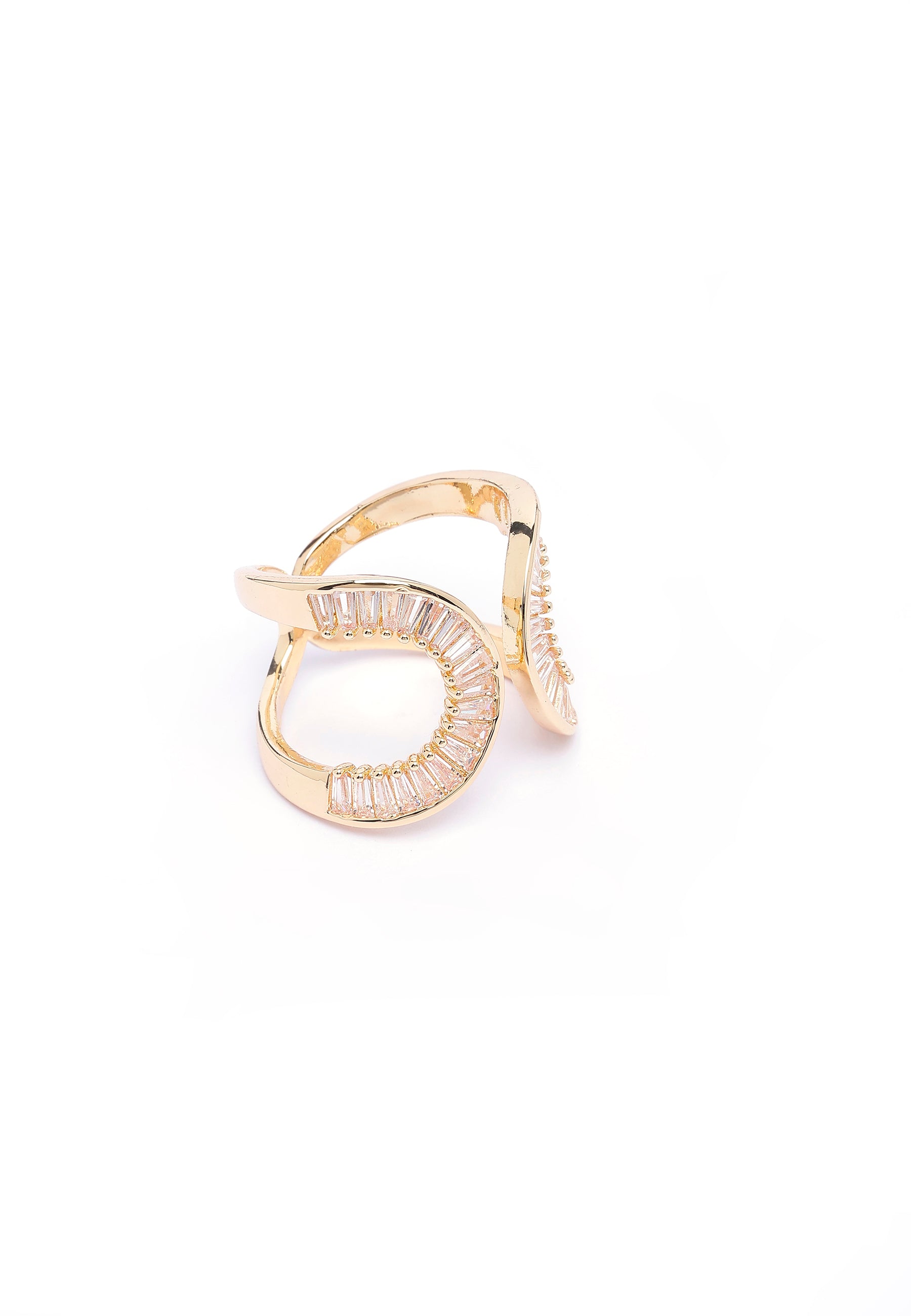 Bague Glam Croissant d'Or